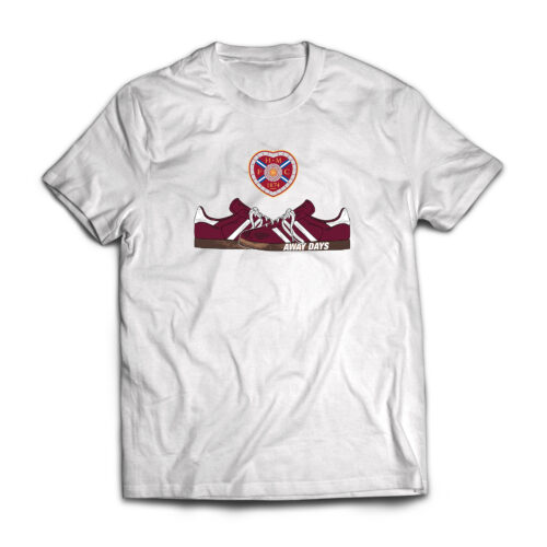 Hearts FC Football Away Days T-shirt White