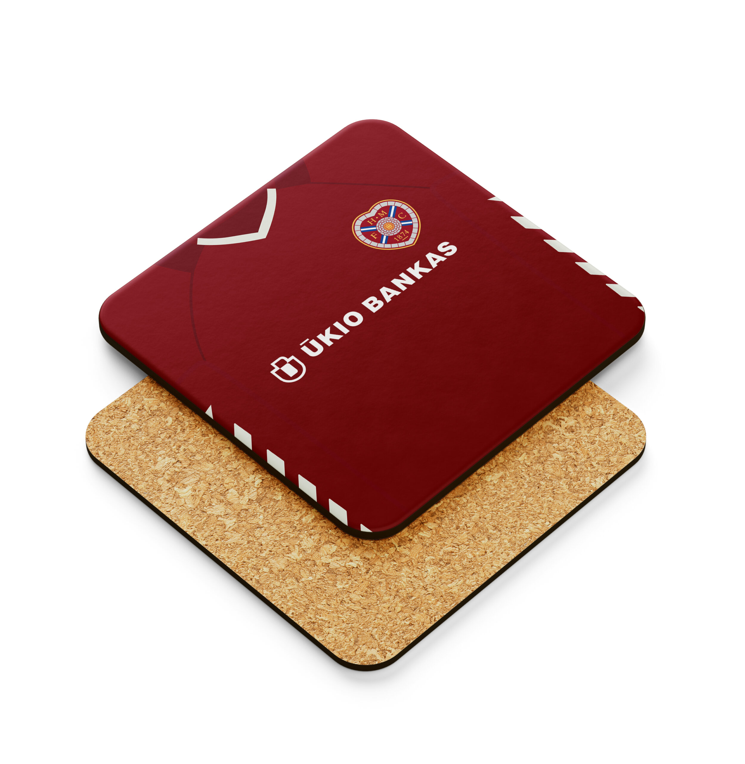 Hearts FC 05-06 Home Coasters