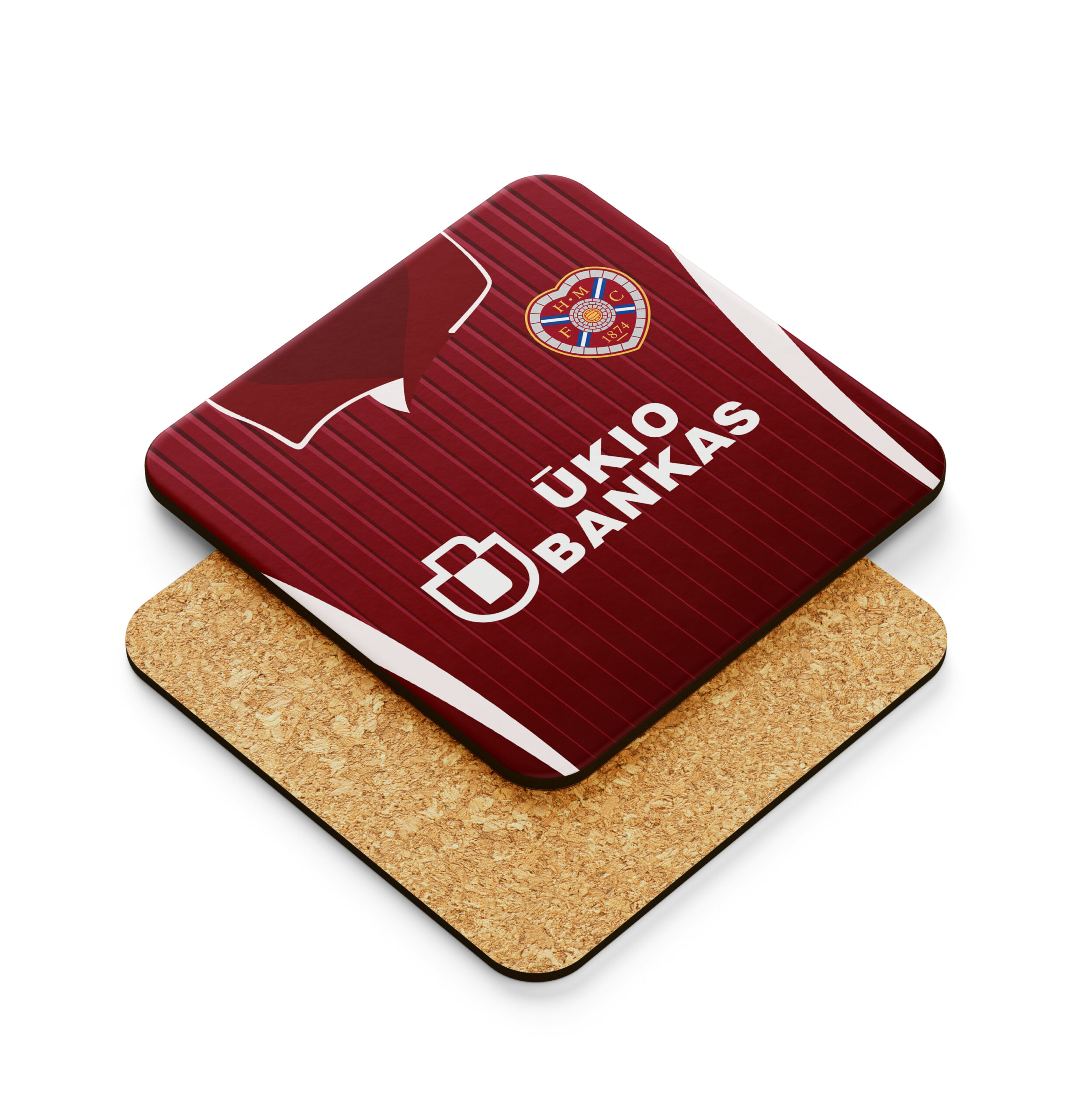 Hearts FC 09-10 Home Coasters