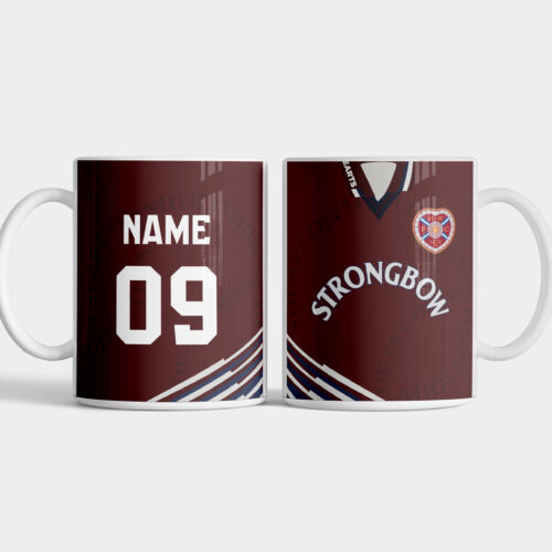 Hearts FC 1998 Home Personalised Mug