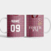 Hearts FC 1998 Home Testimonial Personalised Mug