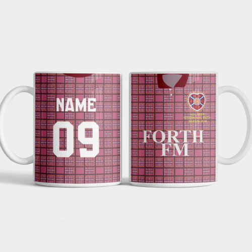 Hearts FC 1998 Home Testimonial Personalised Mug