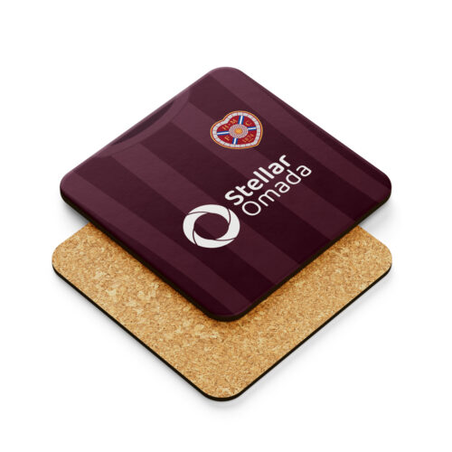 Hearts FC 24-25 Home Coasters