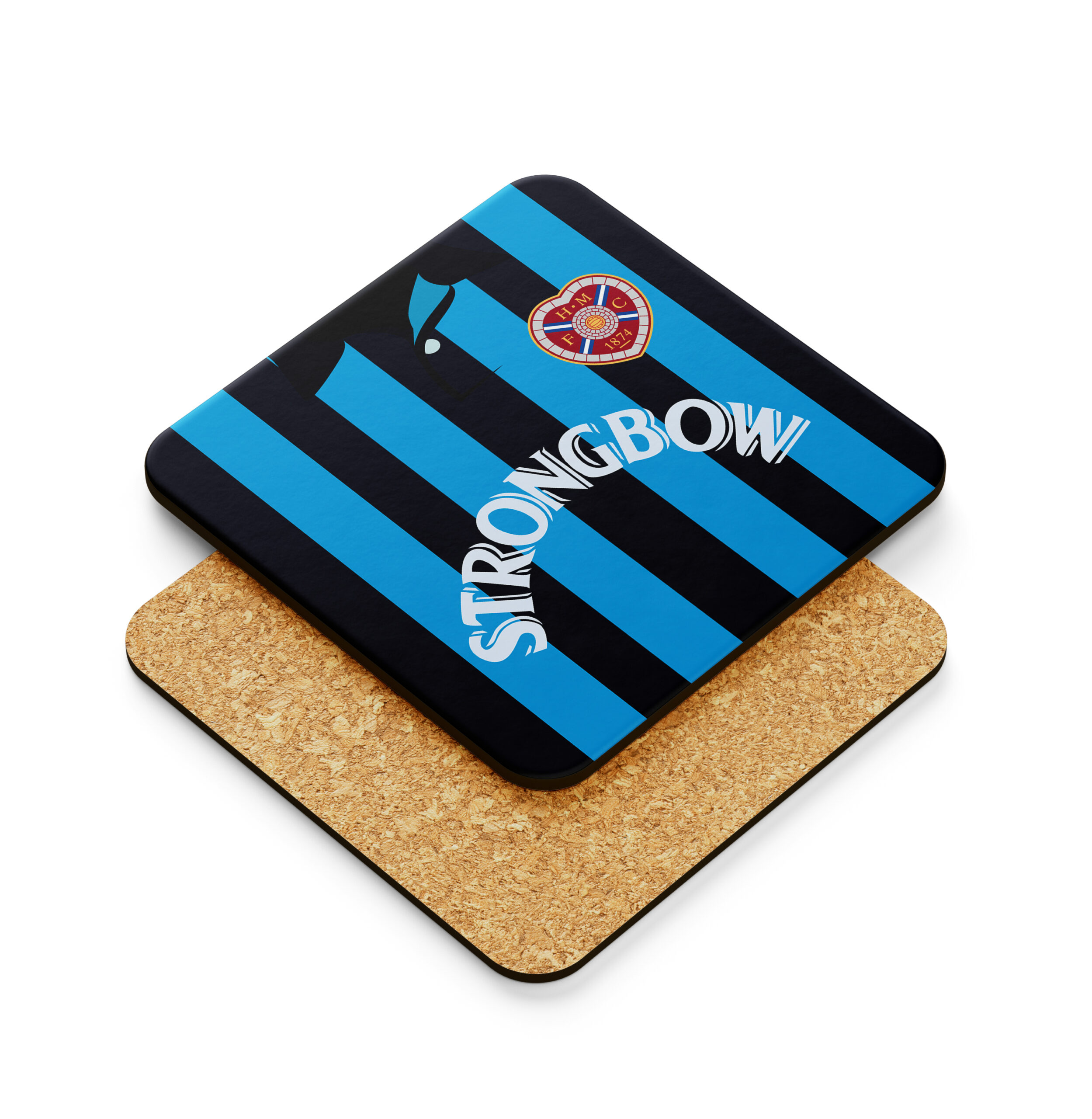 Hearts FC 93-94 Away Kit Coasters