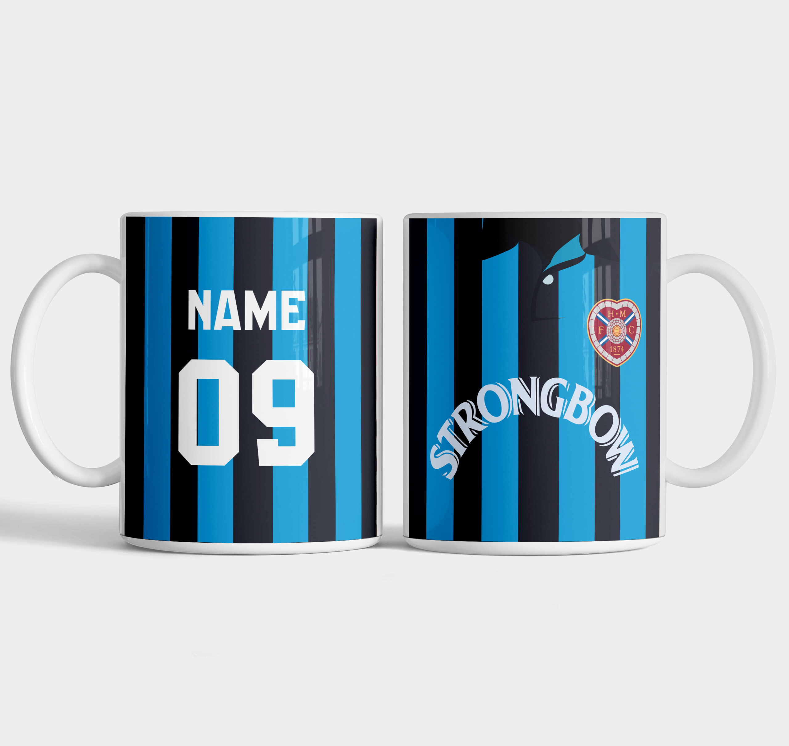 Hearts FC 93-94 Away Personalised Mug