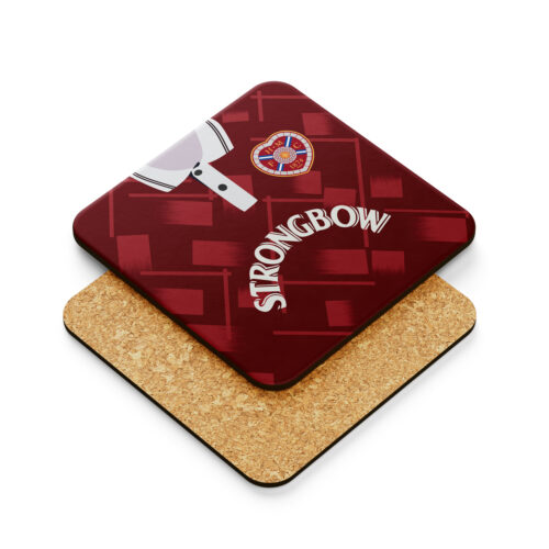 Hearts FC 93-95 Home Kit Coasters