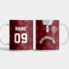Hearts FC 93-95 Home Personalised Mug