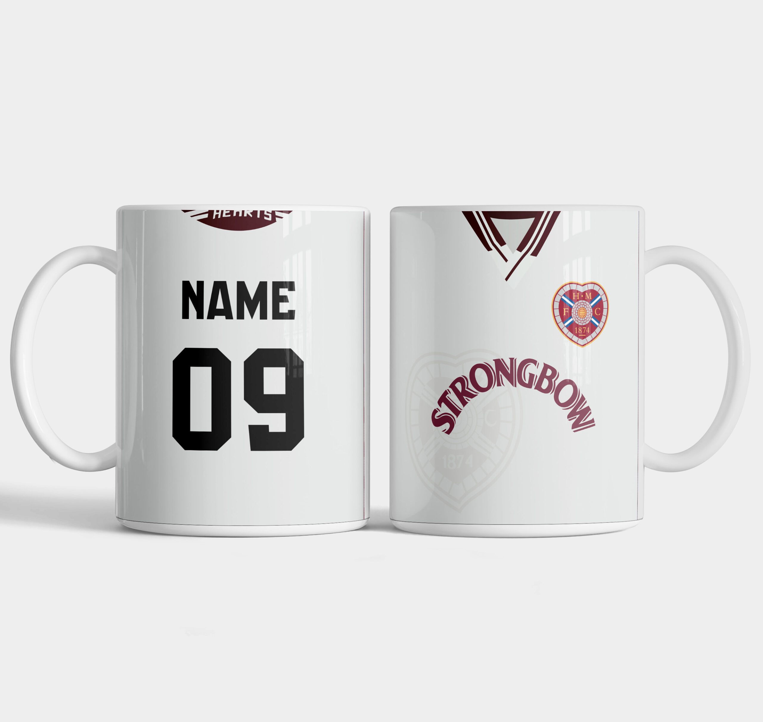 Hearts FC 97-98 Away Personalised Mug
