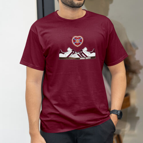 Hearts FC Football Away Days T-shirt Claret