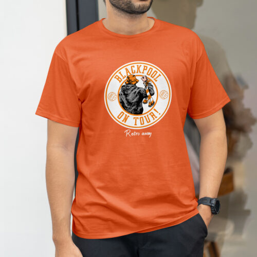 Blackpool-Fans-On-Tour-T-shirt-Orange