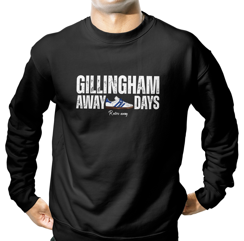 Gillingham Terrace-Away-Days-Sweatshirt-Black