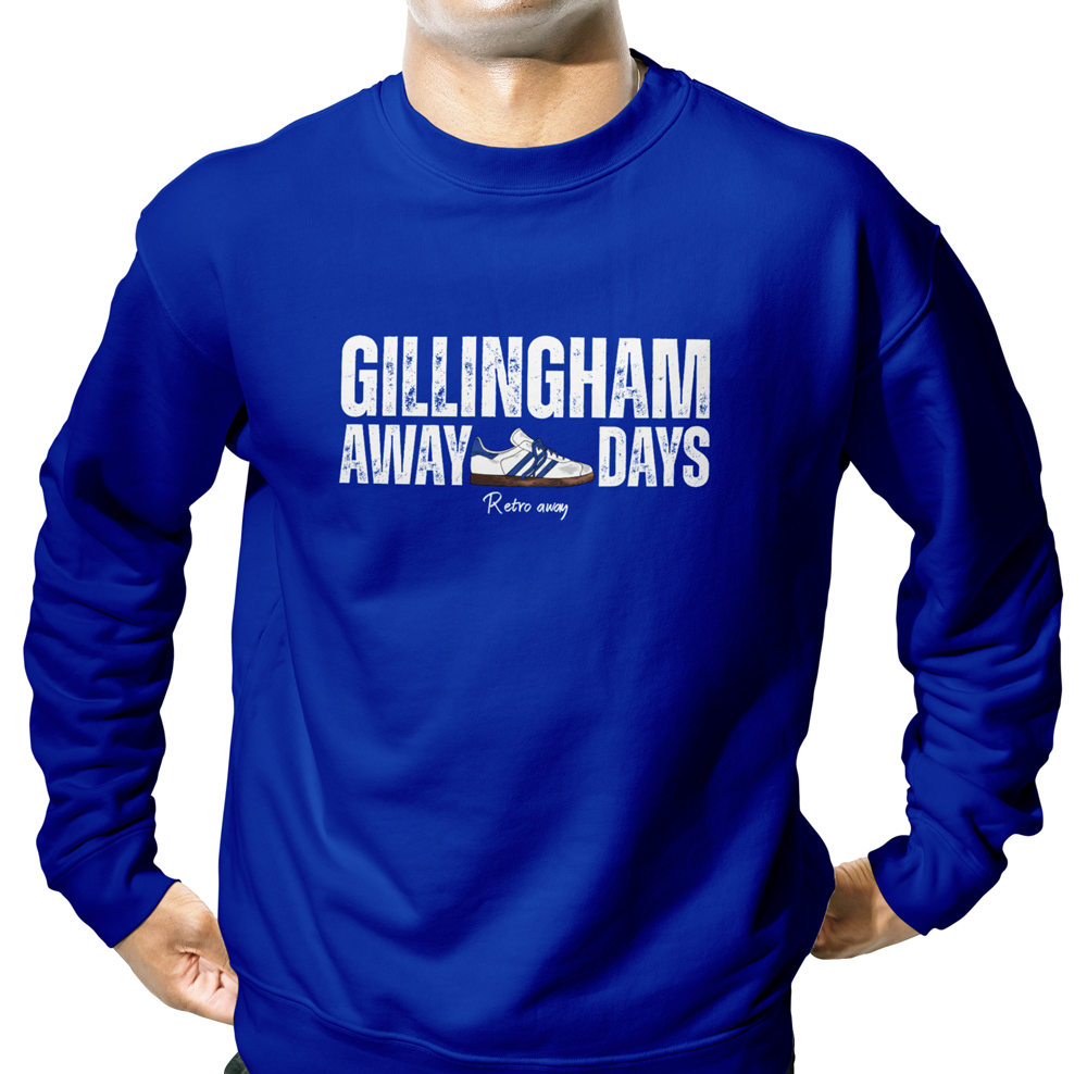 Gillingham Terrace-Away-Days-Sweatshirt-Royal-Blue