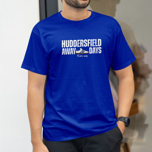 Huddersfield-Terrace-Away-Days-T-Shirt-Royal-Blue