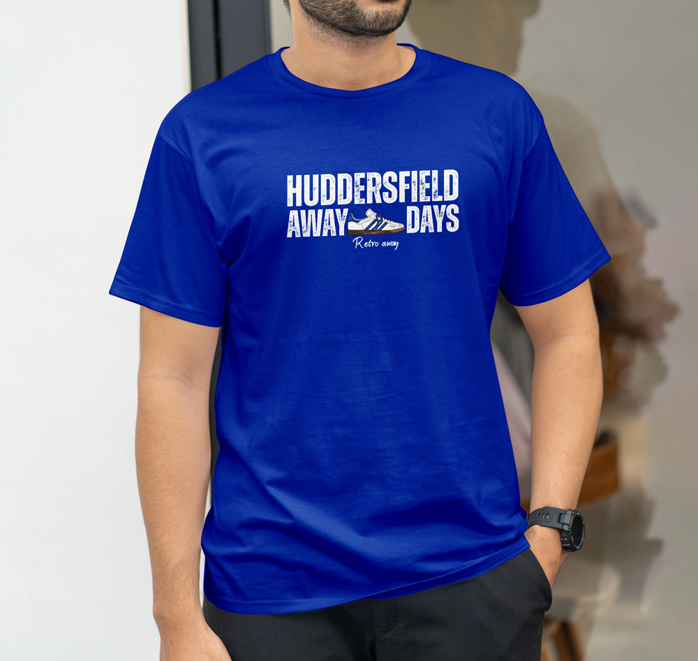 Huddersfield-Terrace-Away-Days-T-Shirt-Royal-Blue