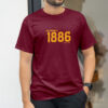 Motherwell-Football-1887-Year-Retro-T-shirt-Claret
