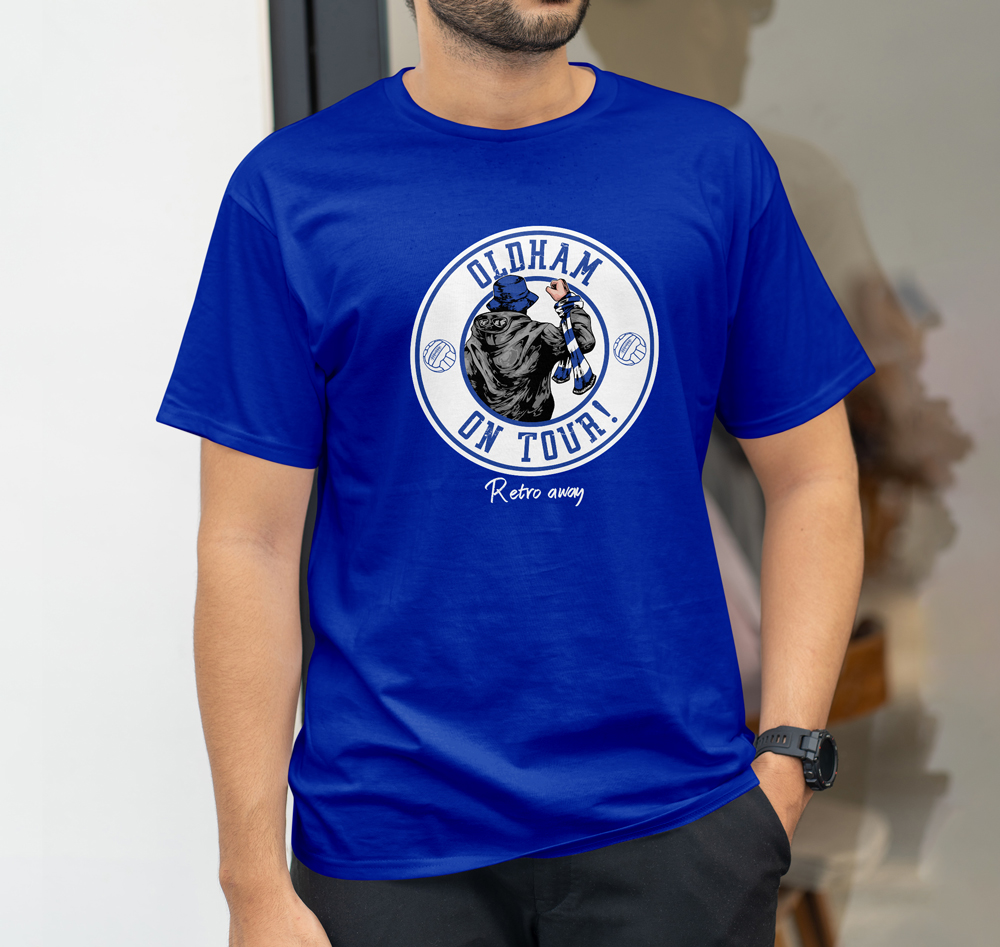 Oldham-Football-On-Tour--T-shirt-Royal-Blue