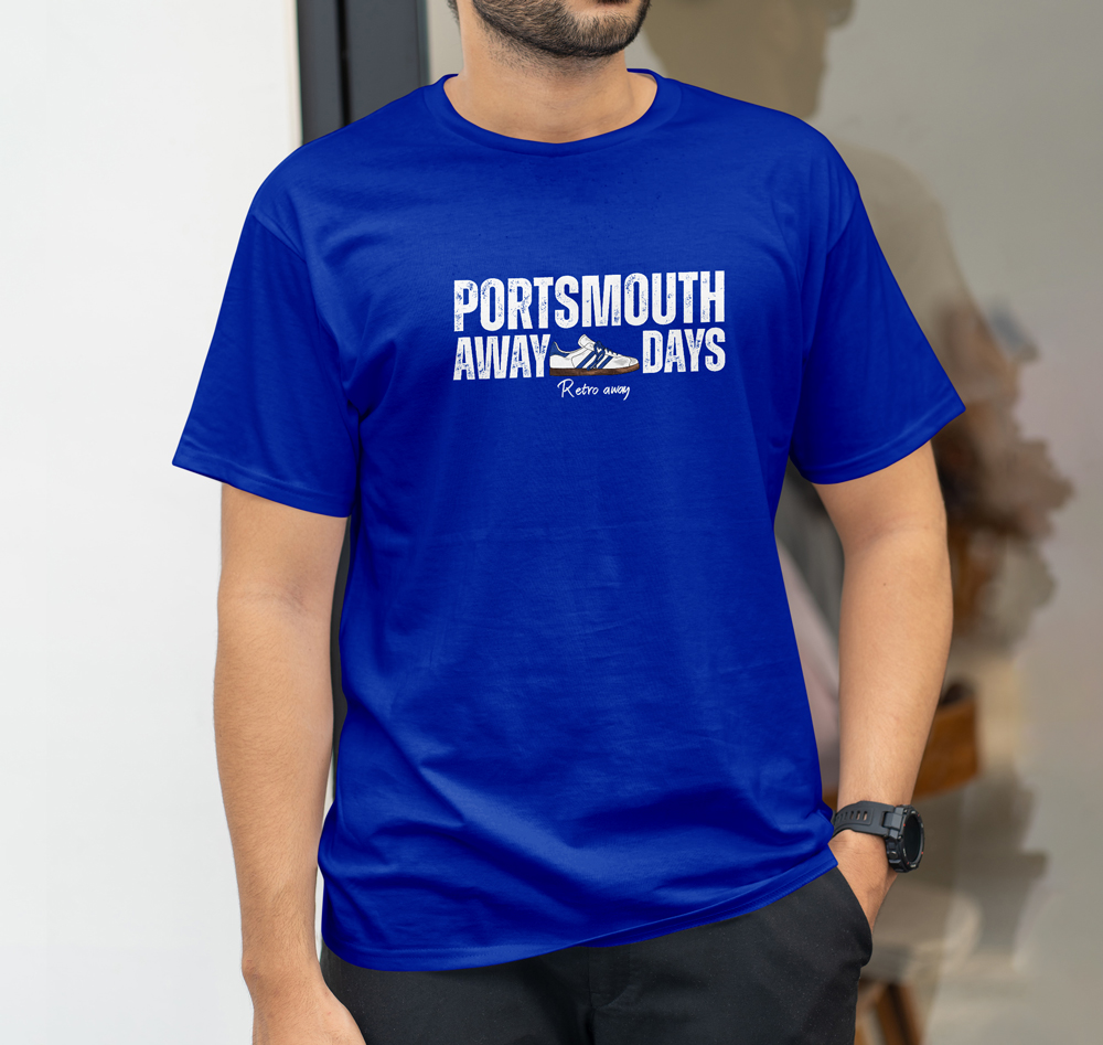 Portsmouth-Terrace-Away-Days-T-Shirt-Royal-Blue