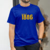 Shrewsbury--Football-1886-Year-Retro-T-shirt-Royal-blue