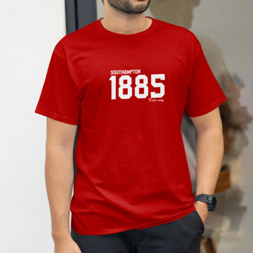 Southampton-Football-1885-Year-Retro-T-shirt-Red