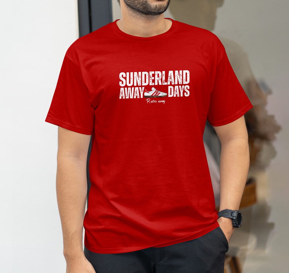 Sunderland-Terrace-Away-Days-T-Shirt-Red