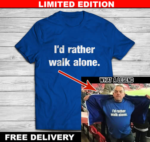 Everton What A legend T-Shirt Royal Blue